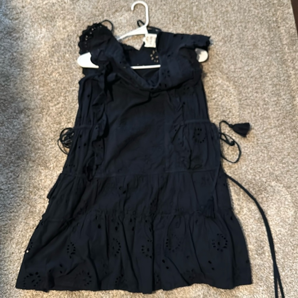 Black eyelet dress by Misa